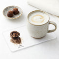Personalised Watercolour Pet Portrait Coaster