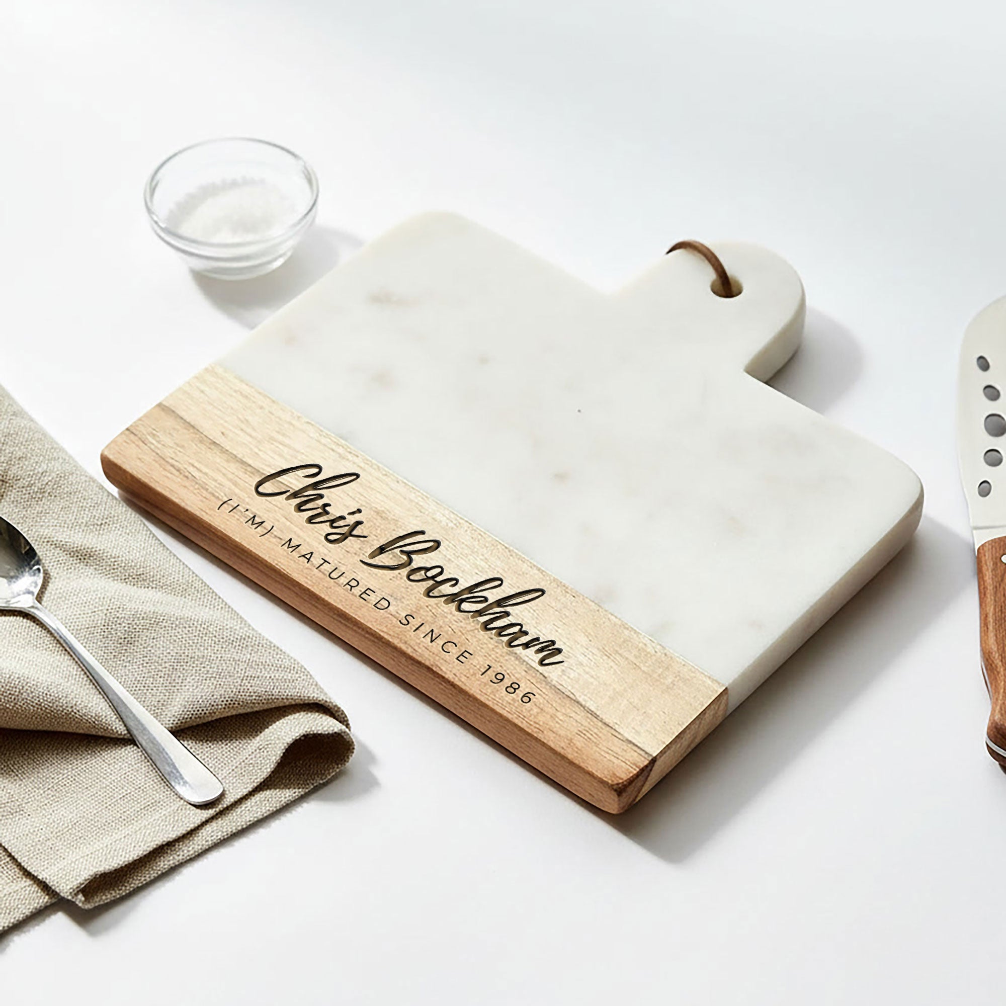 Personalised Marble Cheese Board