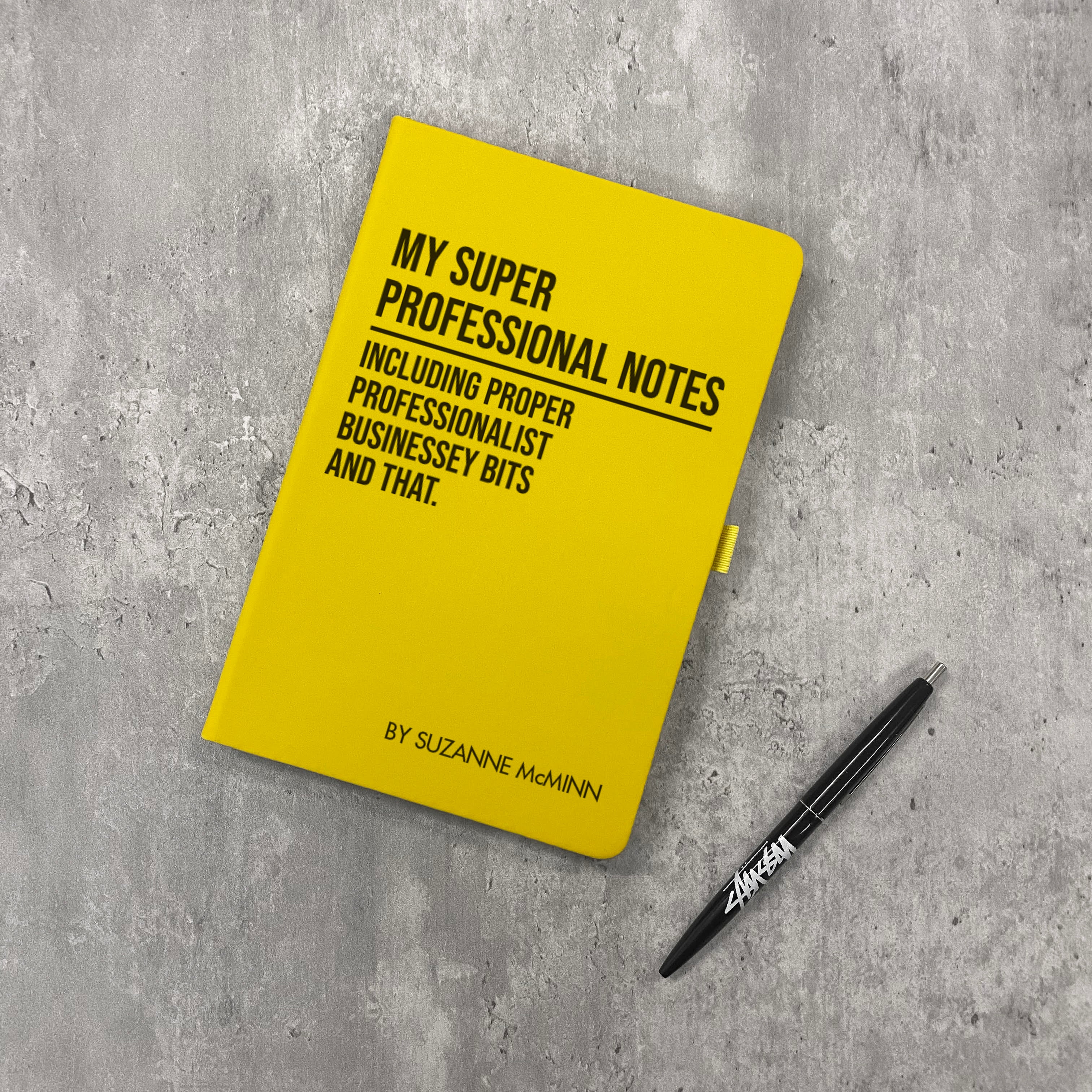 Funny Personalised "My Super Professional Notes..." Notebook