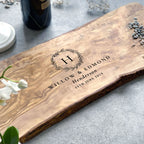 Personalised Wedding Cheese Board Gift