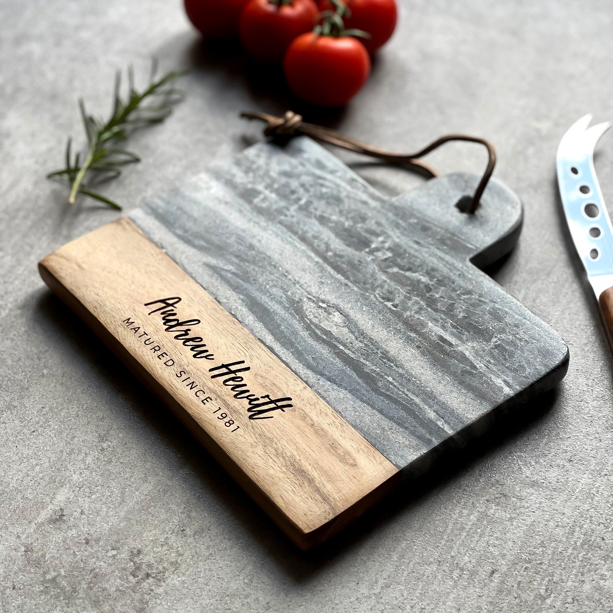 Personalised Marble Cheese Board