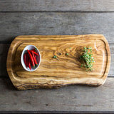 Olive Wood Cutting Board with Jus Groove - 40 x 18 x 2cm