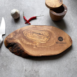 Your Own Logo Engraved Olive Wood 30cm Chopping/Cheese Board