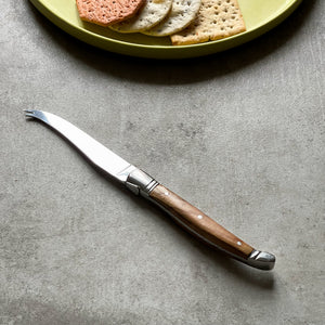 Traditional Olive Wood Handle Cheese Knife