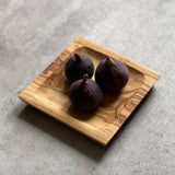 Square Shaped Olive Wood Dish