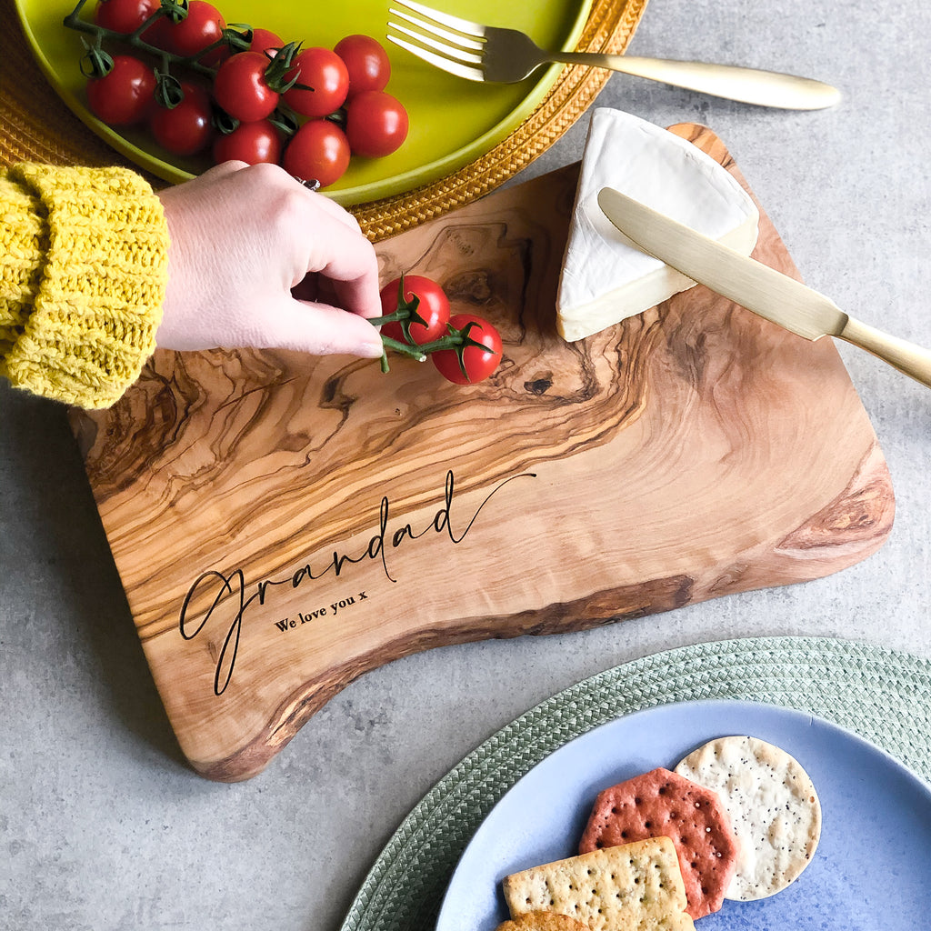 Personalised Birthday Cheese & Chopping Board Gift