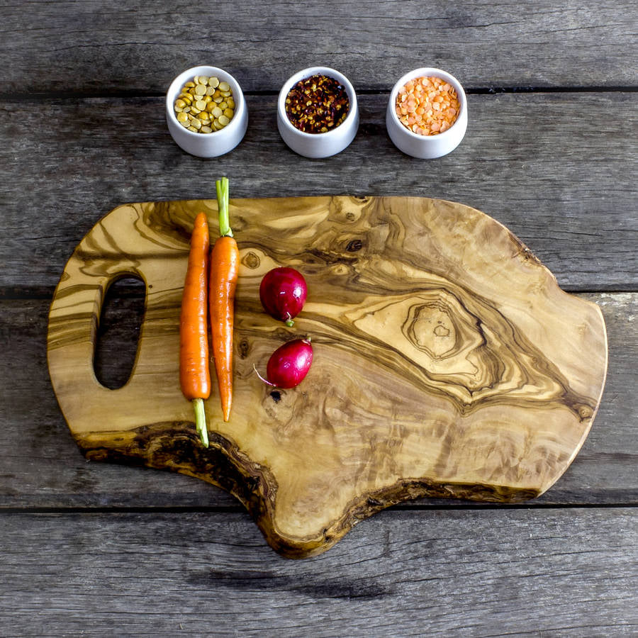 Rustic Olive Wood Chopping Board