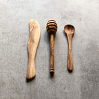 Olive Wood Breakfast Set