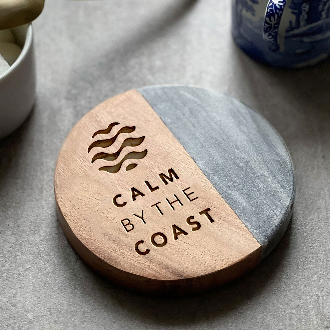 Your Own Logo Engraved Drinks Coaster