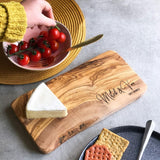 Personalised Wooden Olive Cutting Board