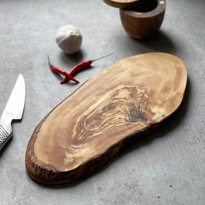 Rustic Oval Olive Wood Cheese/Chopping Board