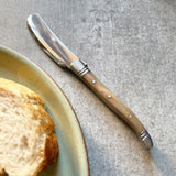 Italian Olive Wood Handle Butter Knife