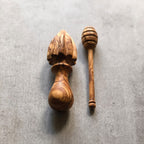 Olive Wood Honey and Lemon Pancake Set