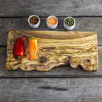 Rustic Olive Wood Cheeseboard - 40 x 17 x 2cm